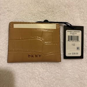 Dkny leather card holder